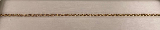 14K Yellow Gold Rope Bracelet